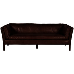 Halo Groucho Large Aniline Leather Sofa Old Saddle Cocoa